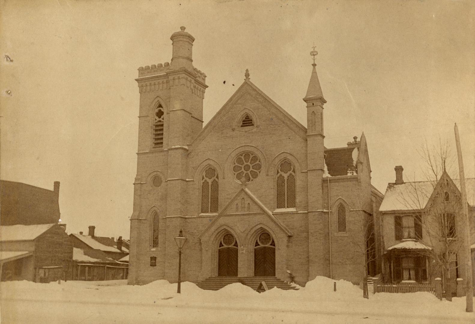 Western Congregational Church, Spadina Avenue, east side, between D'Arcy & Baldwin Streets, Toronto, Ontario