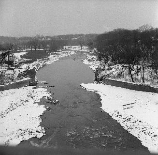 Humber River, looking south from Dundas St