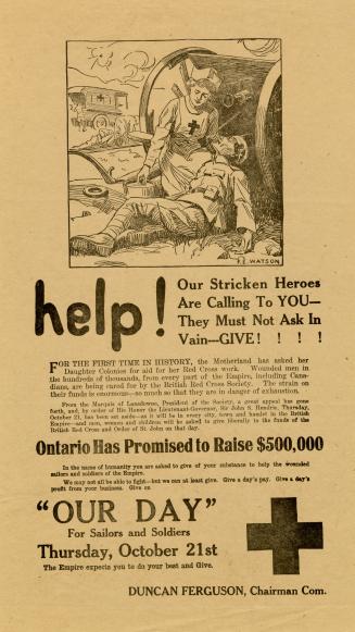 Help! Our stricken heroes are calling to you