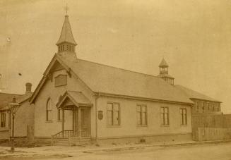 St. John's Presbyterian Church (1888-1908), Gerrard Street East, southeast corner Boulton Avenue