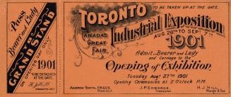 Toronto's Industrial Exposition, Aug