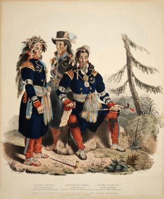 Three Chiefs of the Huron Indians, Residing at La Jeune Lorette (Loretteville, Quebec)