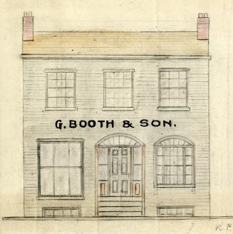 Booth, G., & Son, painters, shop, Adelaide Street East, northeast corner Victoria St