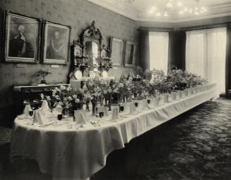 Government House (1868-1912), interior, dining room