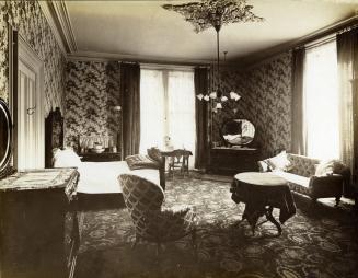 Government House (1868-1912), interior, bedroom (green bedroom)