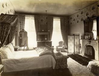 Government House (1868-1912), interior, bedroom (blue bedroom)