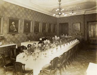 Government House (1868-1912), interior, dining room