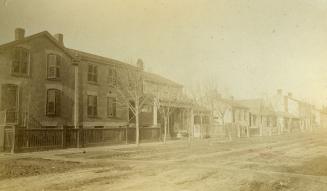 Centre Avenue, west side, looking north from lane north of Osgoode St