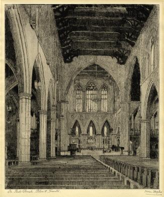 St. Paul's Anglican Church (opened 1913), Bloor Street East, south side, west of Jarvis St