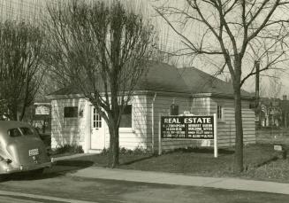 Thompson, R. J., & Herbert Duern, real estate office, Bloor Street West, northeast corner Prince Edward Drive