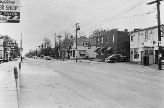 Dundas Street West, looking southwest from e