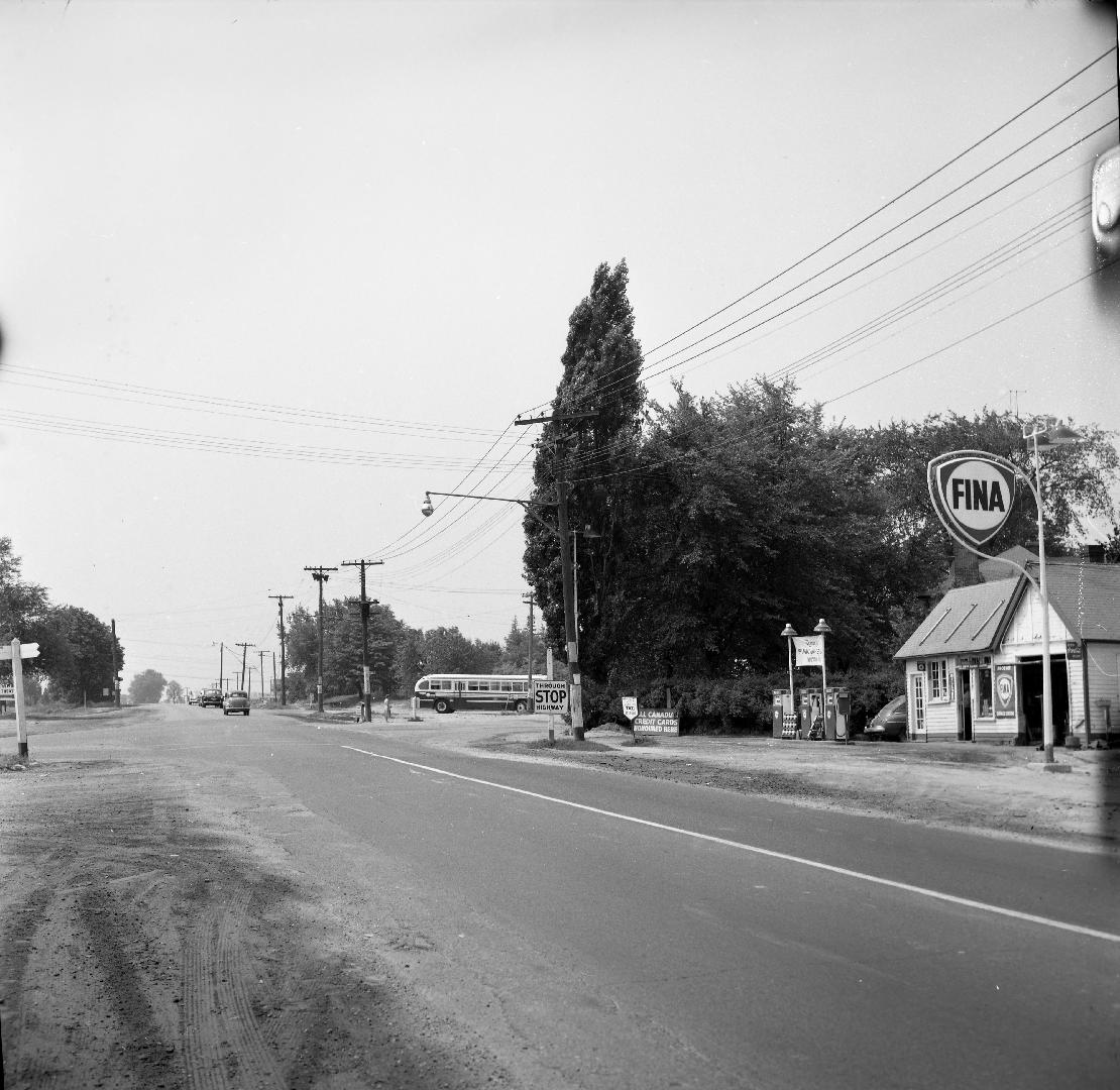 Dundas Street West, looking southwest across Bloor Street West