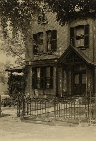 Wilkie, Daniel R., house, 432 Sherbourne St., west side, between Carlton & Wellesley Streets