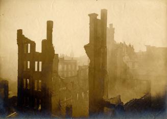Fire (1904), Bay St., west side, looking s.west from north of Wellington St. West, Toronto, Ontario