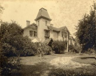 Historic photo from 1900 - Edmund A. Meredith house, west side of Rosedale Rd. north of Pine Hill Rd. in Rosedale