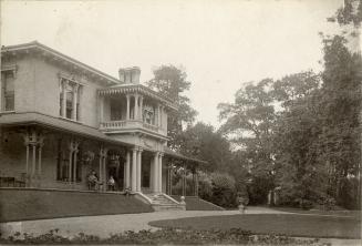 Historic photo from 1896 - John Fisken - Lawton Park Yonge St., n.w. cor. Heath St. W.; looking n.w. in Deer Park