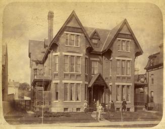 Andrew Telfer's house, Wellesley Street West, north side, 