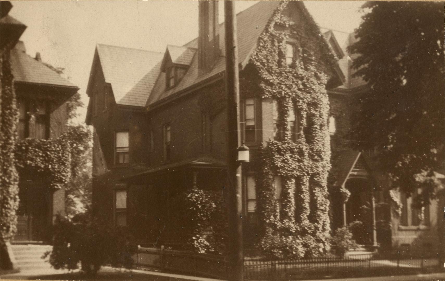 Telfer, Andrew, house, Wellesley Street West, north side, between Bay St