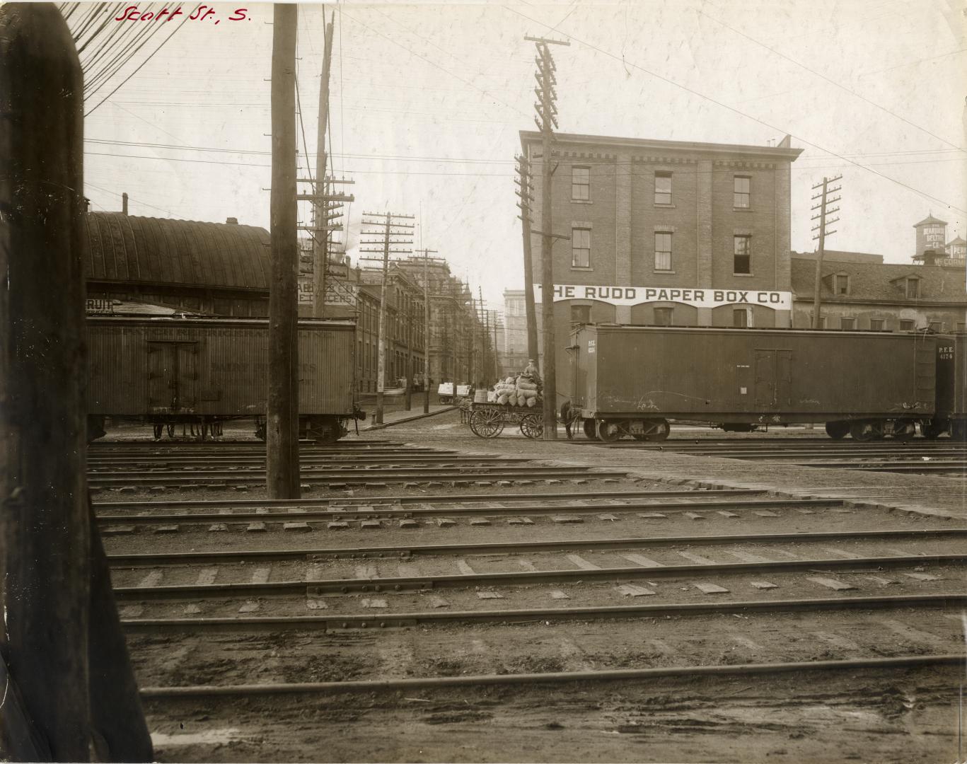 Scott St., looking north from Esplanade E