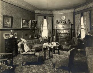 Mason, John Herbert, 'Ermeleigh', Sherbourne Street, southeast corner Wellesley Street East; Interior, Sitting room (upstairs)