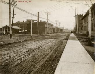 Front Street East, E. Of Jarvis St., looking e. across C.P.R. tracks between Overend & Cypress Streets