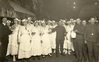 World War, 1914-1918, dinner for returned troops, at Armouries, University Avenue