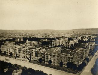 Historic photo from 1925 - Toronto General Hospital (aerial shot) now MaRS Discovery District in Discovery District