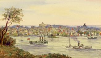 View of Brockville, C.W., circa 1852