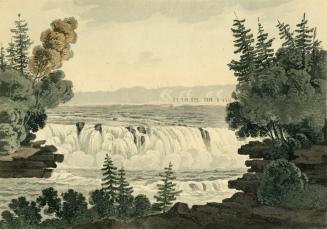 Fall of the Grande Chaudiere on the Outaouais River (Ottawa, Ontario)