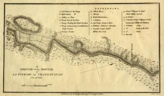 A sketch of the Battle of La Fourche or Chateauguay Oct