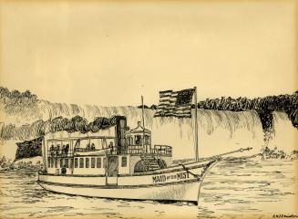 Steamer ''Maid of the Mist'' (Canadian), 1884 (Niagara River)