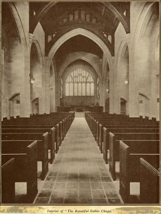 Knox College (opened 1915), Interior, chapel