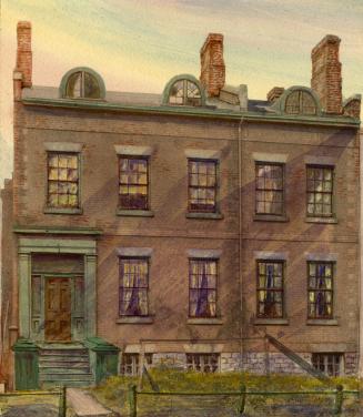 Esson, Henry, house, Adelaide Street West, north side, between York & Simcoe Streets
