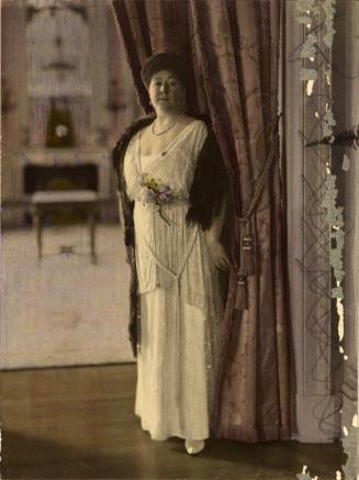 Hendrie, Lena Maude (Henderson), Lady, 1862 or 3-1928, in Government House (1915-1937)