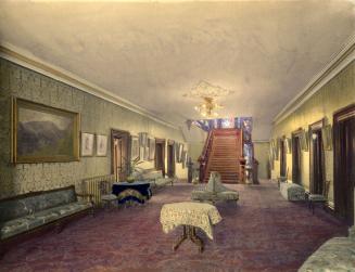Government House (1868-1912), Interior, hall, first floor