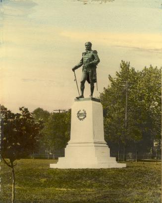 Simcoe, John Graves, statue, Queen's Park, in front & slightly to east of Parliament Buildings
