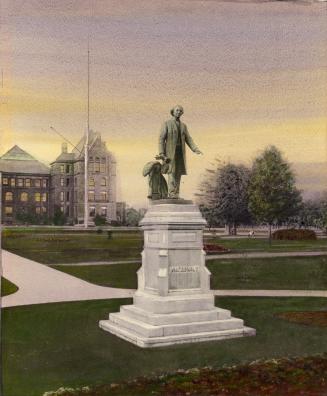 Macdonald, Sir John A., statue, Queen's Park, in front of Parliament Buildings