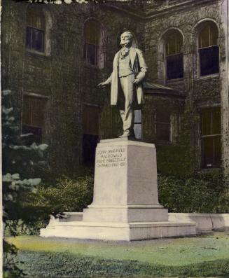 Macdonald, John Sandfield, statue, Queen's Park, in front of Parliament Buildings