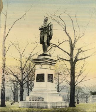 Burns, Robert, monument, Allan Gardens