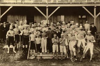 Toronto Lacrosse Club, the ''Buffers'' and the ''Duffers'', at their North Rosedale grounds, Scholfield Avenue