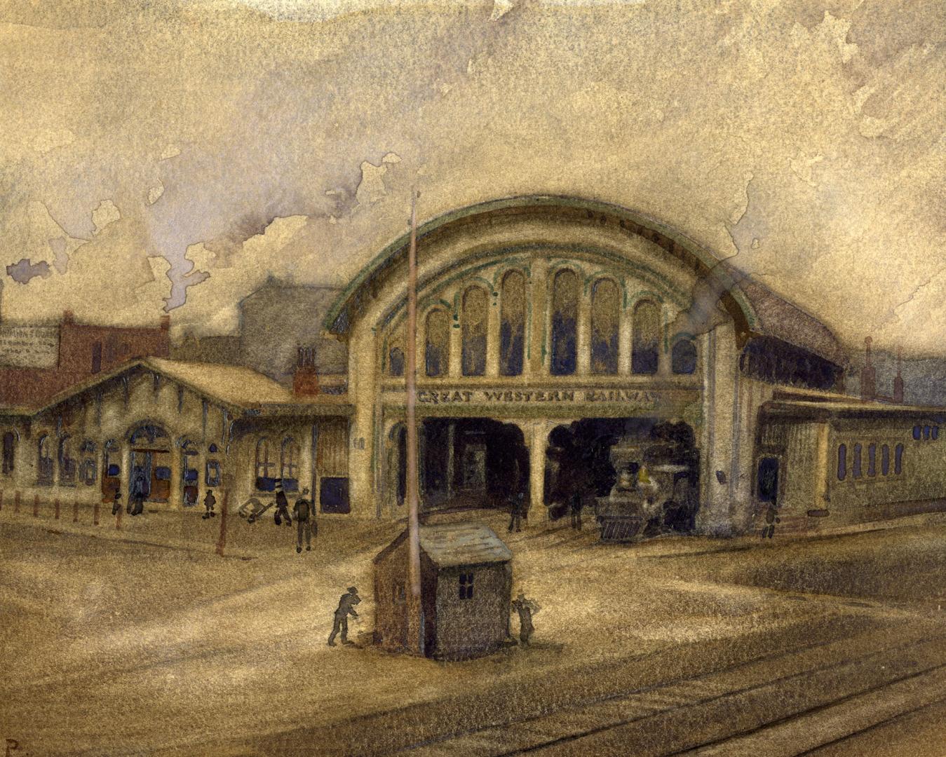 Great Western Railway Station, Yonge Street, northeast corner Esplanade E