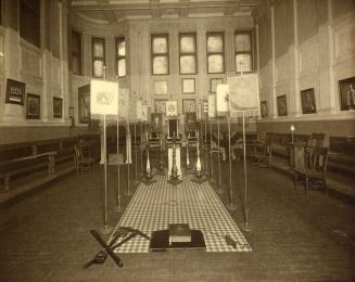 Masonic Hall (1897-1917), in Temple Building, Richmond Street West, northwest corner Bay St
