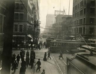 Yonge Street, King To Queen Streets, looking south from north of Richmond St