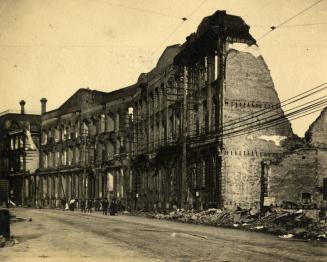 Fire (1904), aftermath of fire, Front Street West, south side, looking e