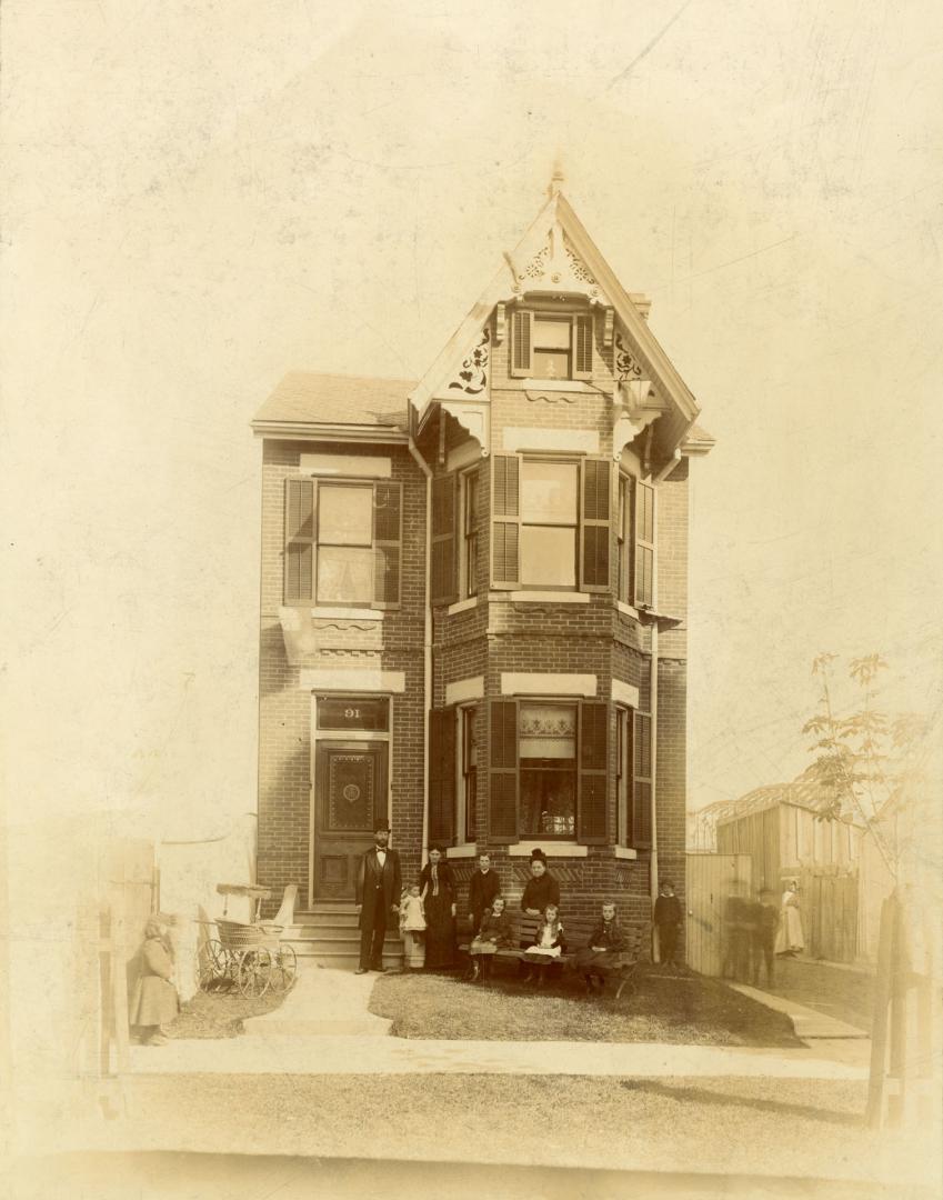 Armstrong, Robert R., house, Sumach St., east side, north of Queen Street East