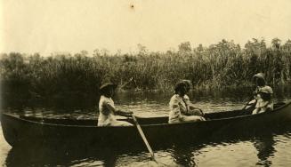Rowing in Etobicoke, perhaps on Etobicoke Creek