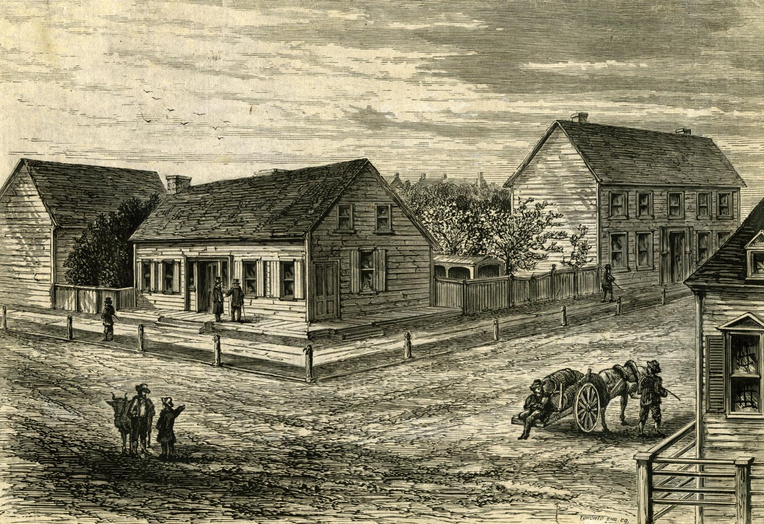 Baldwin, William Warren, house, Front Street East, northwest corner Frederick St