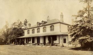 Historic photo from 1894 - Davenport - Wells Residence, n. of Davenport Rd., e. of Bathurst St. - built in the 1820s in The Annex