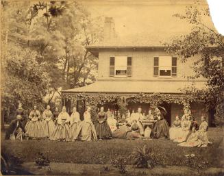 Mrs. Forester's school (1864) at "Pinehurst" Grange Road, a popular ladies' seminary, Toronto, 1853-67