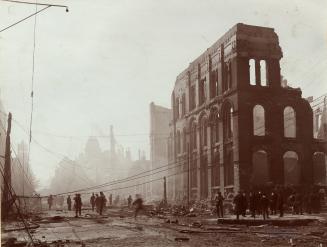 Fire (1904), aftermath of fire, Front St